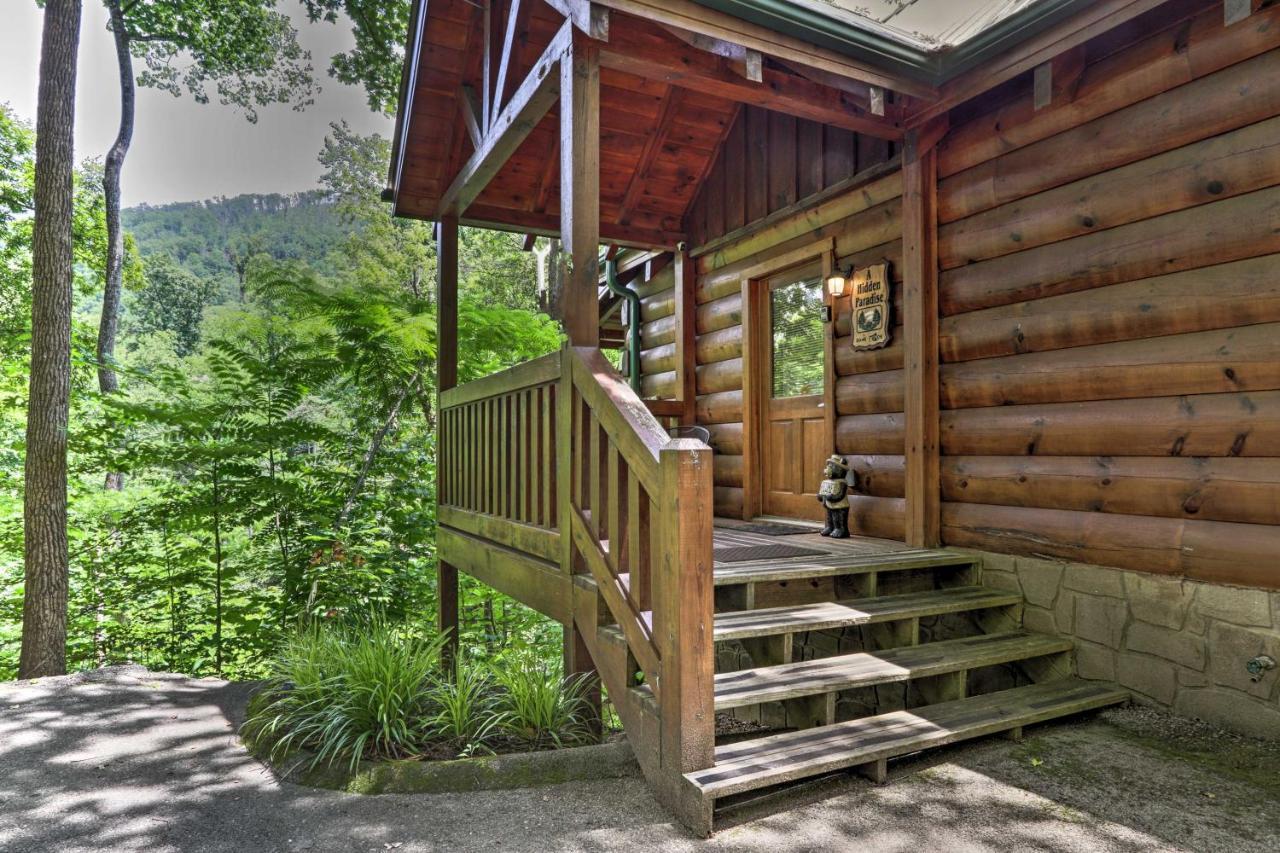 Gatlinburg Mountainside Escape With Deck And Hot Tub! Villa Bagian luar foto